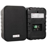 AyrStore Magicvoice F-LHY4A 4" (10 Cm) Hat Trafolu Duvar Tipi Sütun Hoparlör (10W Rms / 150W Peak - Mp3 USB Uyumlu) Çiftli Takım Set - Siyah