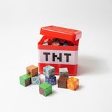 AyrStore Manyetik Bloklar 150 Parça Random + 6 Karakter ve Tnt Saklama Kutusu, Manyetik Inşaat Küpleri, M