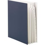 AyrStore Masa Dosyası/sıralayıcı, Günlük (1-31), 31 Bölücü, Mektup Boyutu, Koyu Mavi (89294) - Ahşap