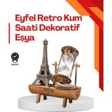 AyrStore Masa Üstü Ahşap Kum Saati – Dekoratif, Dayanıklı ve Şık
