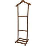 AyrStore Mavienerji Ahşap Dilsiz Uşak Elbise Askısı Tekli Dilsizuşak Askılık - Çok Renkli