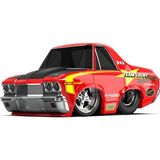 AyrStore Mga Entertaintment Cartuned S2 1968 Chevy El Camino - Kırmızı Pro Street Araba - Çok Renkli