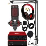 AyrStore Midex Superior Pack-2 Stüdyo Kayıt Ekipmanları GLX-800 Ses Kartı Cxn-30 Stüdyo Mikrofon - Renkli
