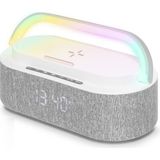 AyrStore Mini Bluetooth Hoparlör Fm Rgb - Beyaz A915 - Çok Renkli