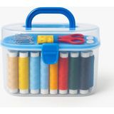 AyrStore Mini Dikiş Seti – Taşınabilir Dikiş ve Onarım Kutusu / Ev, Seyahat ve Acil Tamir Için Prati - Çok Renkli