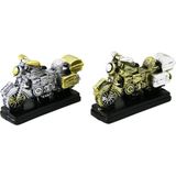 AyrStore Motor Vintage Dekoratif Biblo - Renkli 6.5X8CM Reçine - Çok Renkli - 6,5 x 8 cm
