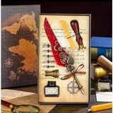 AyrStore Mr Tüylü Divit Hokka Set Dolma Kalem Kaligrafi Kalemi Ofis,sevgili,öğretmenler Günü,yılbaşı - Çok Renkli