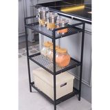 AyrStore Mudesa MDS3TELS001 Metal Mutfak Malzeme Dolabı Metal Organizer Dekoratif Çok Amaçlı Raf - Çok Renkli