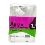 AyrStore Naksan Arma Şeffaf Naylon 3 lük 25x42 Cm. Bakkaliye Poşeti Torbası - 1 Kg. - Ort. 140 Adet - 1 Paket