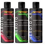 AyrStore Netfer 3'lü Orta Kalın Pasta Cila Set - 3X250 ml - Çok Renkli