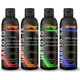 AyrStore Netfer 4'lü Pasta Cila Set - 4X100 ml - Çok Renkli