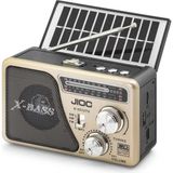 AyrStore Nostaljik Bluetooth Fm Radyo Tws USB Tf Aux Solar Şarjli El Fenerli Kamp Hoparlör H531UTS - Çok Renkli