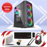 AyrStore PANTHERA-01Y, Amd Ryzen 5 5600, Mushkın 16GB Ddr4 Ram, Wd 512TB Nvme Ssd, Peladn 8gb Gddr5 RX580 Ekr - Çok Renkli