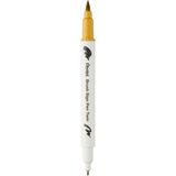 AyrStore Pentel Brush Sing Pen Twin Çift Taraflı Fırça Uçlu Kalem Altın - Çok Renkli
