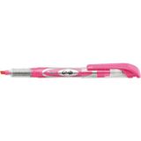 AyrStore Pentel Fosforlu - Likit Mürekkep, Şeffaf Gövde, Kalem Tipi Pembe - Çok Renkli