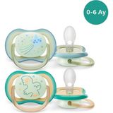 AyrStore Philips Avent SCF376/18 Ultra Air Emzik 0-6 Ay (Mavi) - Çok Renkli