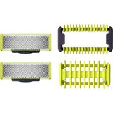 AyrStore Philips Oneblade Face + Body Set Benzersiz Oneblade Teknolojisi ile (Model QP620/50) - Çok Renkli