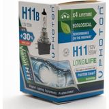 AyrStore Photon Ampul H11 B 12V 55W Pr Ll +%30 Fazla Işık Halogen Pht PH5511 B Ll - Genel