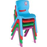 AyrStore Pilsan Happy Sandalye (Mavi) - Çok Renkli
