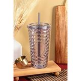 AyrStore Poomy Pipetli Mika Bardak 750 ml Kapaklı Içecek Bardağı, CAN.7263.OEA