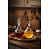 AyrStore Porsima 410 2li Borosilikat Cam Yağdanlık Yağlık Sirkelik 1000ML - Çok Renkli
