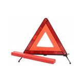 AyrStore Profesyonel Araç Reflektörü - Üçgen Ikaz Tabelası - Katlanabilir Metal Ayaklı Güvenlik Seti - Siyah