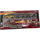 AyrStore Racer Tır Seti 3 Lü Metal Arabalı