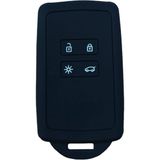 AyrStore Renault Megane 4 Kadjar Talisman Clio 5 Dacia Duster Uyumlu Silikon Oto Anahtar Kumanda Kabı Kılıf Siyah