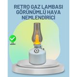 AyrStore Renkli LED Işıklı Retro Gaz Lambası Aroma Terapi Mist Maker - Çok Renkli