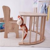 AyrStore Reyo Montessori Sincap Pikler Aktivite ve Oyun Masası, Kaydıraklı Tırmanma Seti ve Sandalye - Çok Renkli