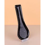 AyrStore Seramik Kirli Kaşıklık Kepçe Kaşıklık Altlığı 27CM Siyah Granit - Çok Renkli