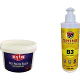 AyrStore Sintaş 450GR Ince Pasta Shine Protect 250GR B3 Cila Set - Çok Renkli