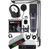 AyrStore Stüdyo Ekipmanları Exclusive Paket-1 Cx2 Mikrofon GLX-600 Ses Kartı Stüdyo Kayıt Seti - Renkli