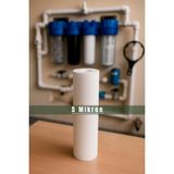 AyrStore Su Arıtma Cihazı 5 Micron Sediment Tortu Filtre Kartuşu 10 Inç - Çok Renkli
