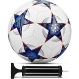AyrStore Telvesse Futbol Topu Şampiyonlar Ligi Pompalı Sert Zemin Halı Saha Futbol Topu No:5 034 - Çok Renkli