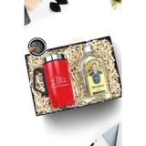 AyrStore Trendmiya Babalar Gününe Özel Kulplu 280 ml Çelik Termos & Tıraş Kolonyası Hediye Seti - Çok Renkli