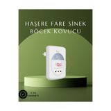 AyrStore Ultrasonik Ses Dalgalarıyla Kimyasalsız Fare ve Böcek Kovucu Cihaz
