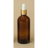 AyrStore Wellline 100 cc Cam Damlalıklı Amber Şişe [100 CC=100ML x 3 Adet] / Ecza Şişesi/dropper Şişe - Çok Renkli