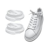 AyrStore Yassı Sneaker Ayakkabı Bağcığı - Gri