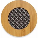 AyrStore Yuvarlak Bambu Nihale – Metal Fileli, Isıya Dayanıklı Tencere ve Çaydanlık Altlığı (16,5 x - Çok Renkli