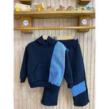 Ays Bebe Kot Garnili Çımalı Tarz Kapüşonlu Kız Çocuk Takım - 0 Siyah - 4 - 5 Yaş