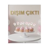 Ays Bridal Diş Buğdayı İlk Dişim Çıktı Kürdanlı Cupcake Süsü 16 Adet