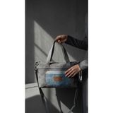 Ays Moda Tasarım Omuz Çantası - 42X12X22 - Gri