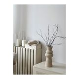 AYSA HOME DECOR Seramik Bej Boru Vazo