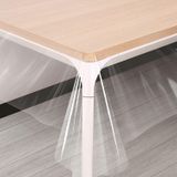 Aysan | 0.50mm | Şeffaf PVC Masa ve Masa Örtüsü Koruyucu | İnce Masa Pedi | Şeffaf Muşamba | Asetat Örtü (En: 80cm x Boy: 250cm)