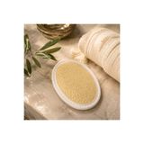 AYŞE ARGA ARGA Oval Kabak Lifi 16x12cm Doğal Yüz ve Cilt Temizleme Bitkisel Banyo Lifi