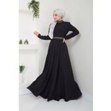 Ayşe Melek 2611 Siyah Abiye Kadın Elbise