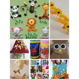 Ayşecik 50 x 70 Renkli SIMLI Oluklu Mukavva 4lü Renkli Paket