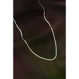 Ayşegül hediyelik Ayşegul hediyelik Çelik Gümüş Renk 60 cm İnce İtalyan Zincir Kolye