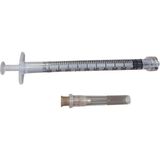 AYSET - 1 ML LÜER LOCK 3P 26G 0.45 X 13 MM KAHVERENGİ İĞNELİ İNSÜLİN ENJEKTÖRÜ - 250 ADET 1 PAKET